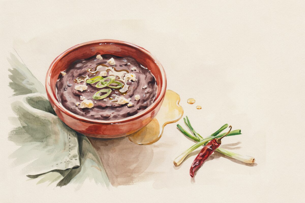 Refried Black Beans