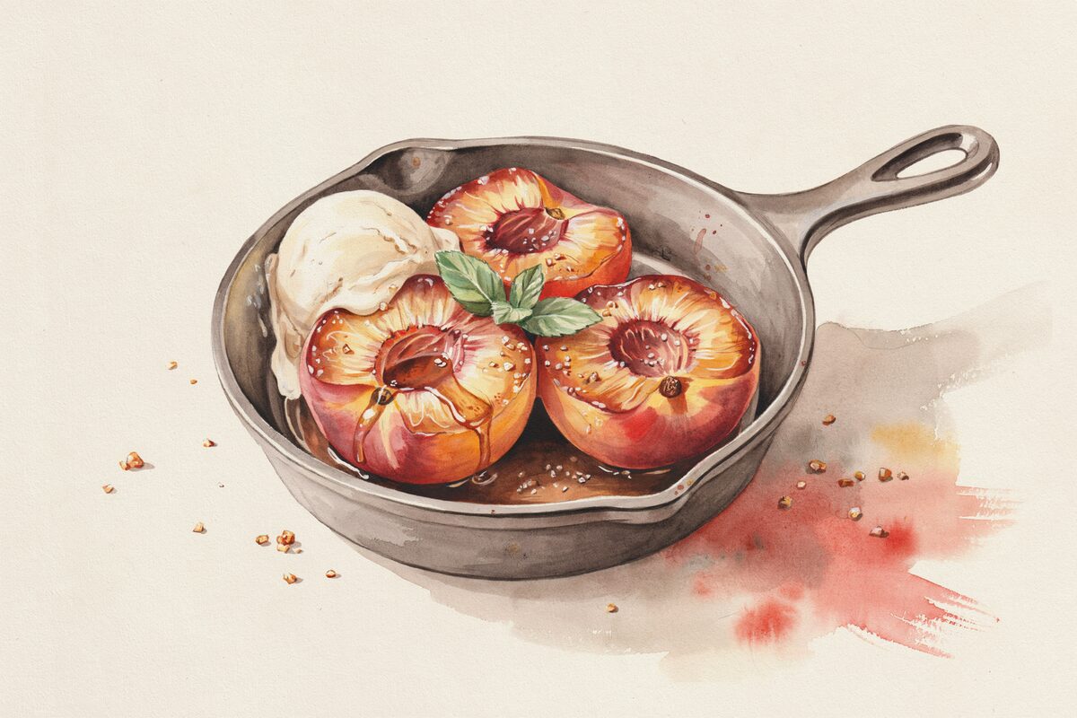 Brown-Butter Roasted Nectarines